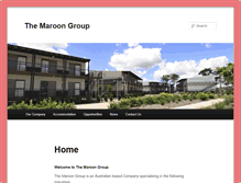 Tablet Screenshot of maroongroup.com.au